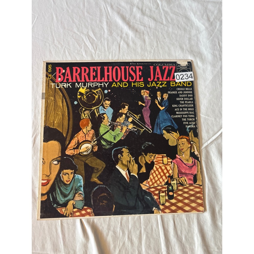 Columbia Turk Murphy Jazz Band Barrelhouse‎ Jazz LP CL 595 12" Black Good Vinyl